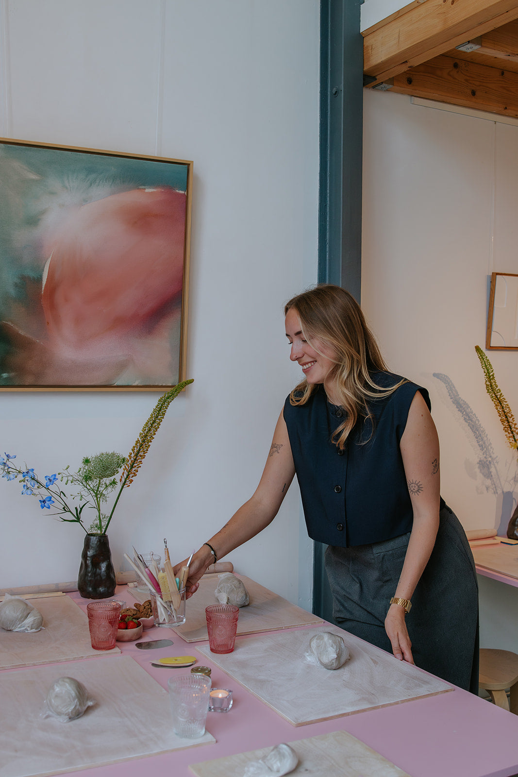 Ceramic painting workshop