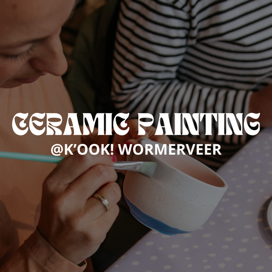 K'OOK! keramiek schilder workshop - 15 november (ochtend)